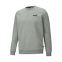 Moletom Puma Careca Essentials Small Logo Cinza Mescla