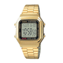 Relógio Casio Digital Vintage Dourado A178WGA-1ADF