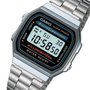 Relógio Casio Digital Vintage Prata A168WA-1WDF
