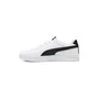 Tênis Puma Court Classic Clean Branco/ Preto Tênis Puma Court Classic Clean Branco/ Preto